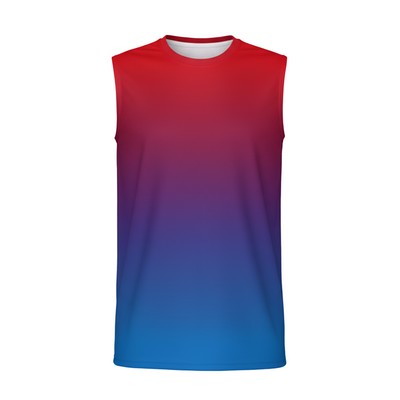 Cut & Sew Sublimated Sleeveless Shirt