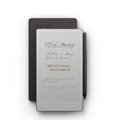 Paper Pro Move - 7.3" Paper Tablet with Marker Plus and Mosaic Weave Book Folio