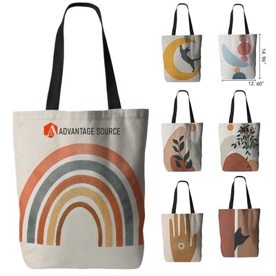 15 Oz. Canvas Tote Bag With Large Capacity15 Oz. Canvas Tote Bag With Large Capacity