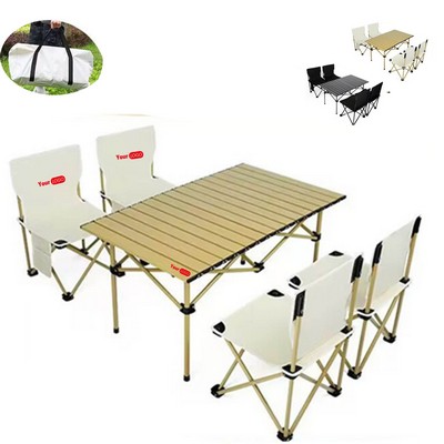 Outdoor Folding Table and Chair Set