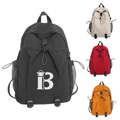Large Capacity Nylon School Backpack