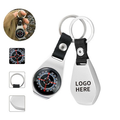 Stylish Compass Keyring