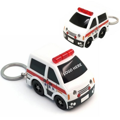 Emergency Vehicle LED Siren Keychain