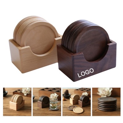 Natural Wood Coaster