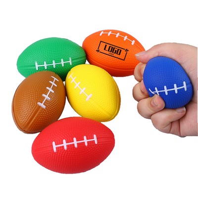 High Bounce PU Rugby Stress Ball