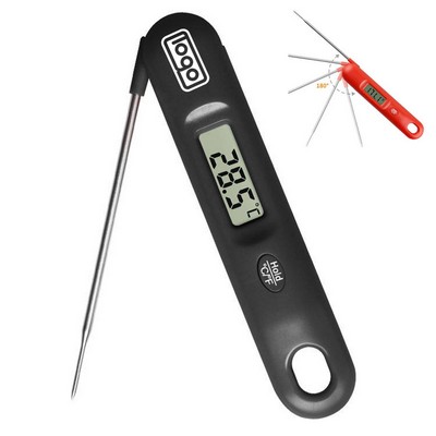 Foldable Stainless Steel Digital Food Thermometer