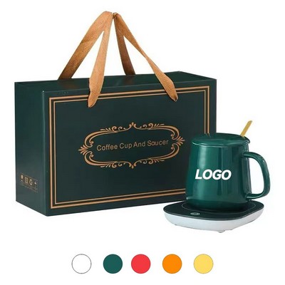 Desktop Beverage Warmer, Ceramic & Glass