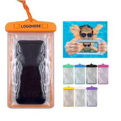 Illuminating PVC Waterproof Phone Pouch