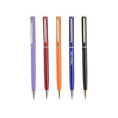 Twist Action Metal Ballpoint Pen