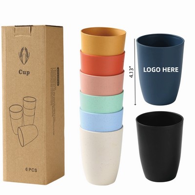 6pcs Reusable Water Drinking Glasses Sets