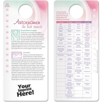 Shower Card - Breast Self-Exam (Spanish)