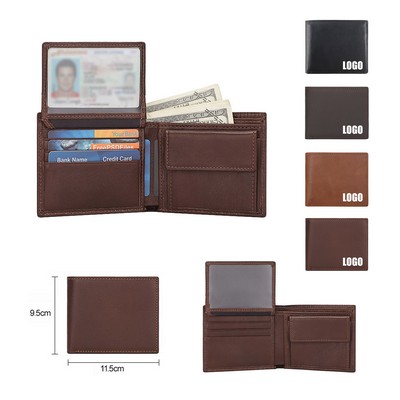 Leisure Leather Men'S Wallet