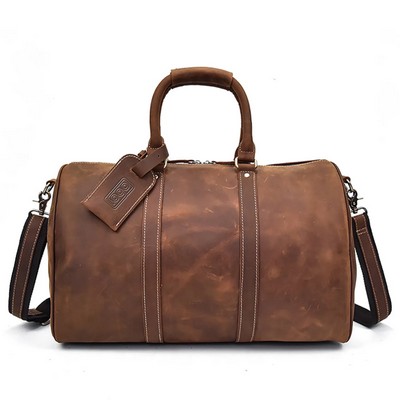 Genuine Leather Travel Large Capacity Shoulder Bag