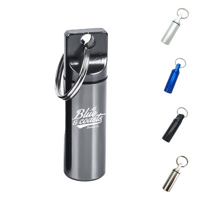 Small Portable Pill Box Keychain
