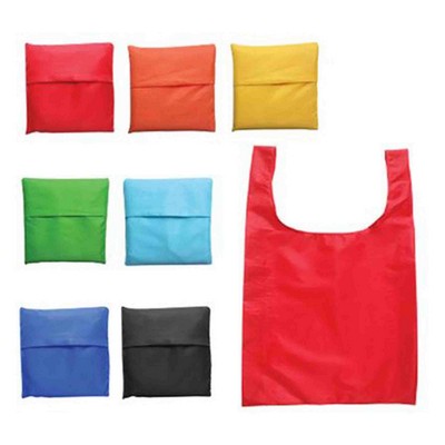Foldable Shopping Tote Bag With Pouch