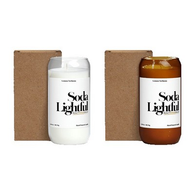 Flicker 16 oz Soda Shape Candle