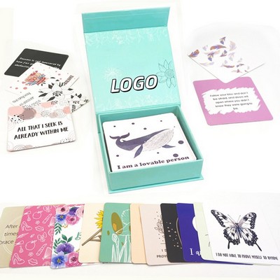 Women's Positive Affirmation Daily Encouragement Cards-50Pcs
