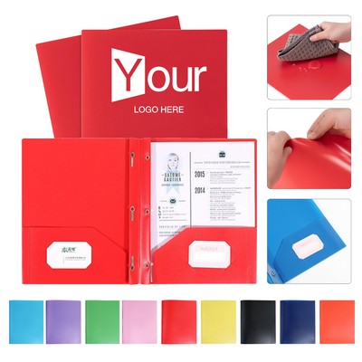 Plastic Folders with Pockets