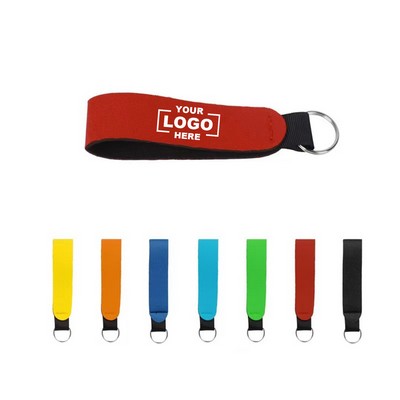 Neoprenne Floating Boat Keychain