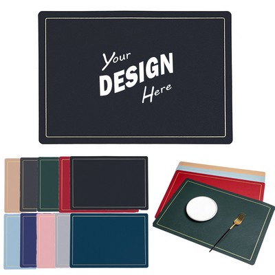 Leather Dining Table Mat