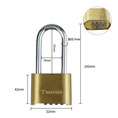 Brass Combo Pad Lock
