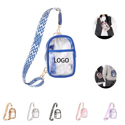 PVC Clear Sling Chest Bag