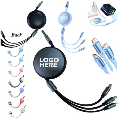 Retractable 3" 1 Charging Cable