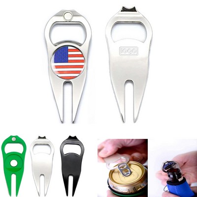 Golf Divot Fixer w/ Bottle Opener