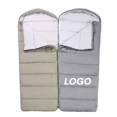 Machine-Washable Hooded Sleeping Bag
