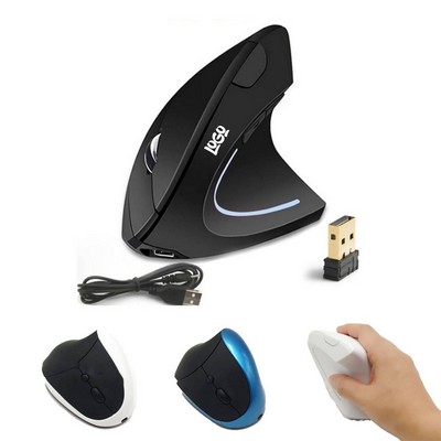 Rechargeable Wireless Vertical Optical Mice