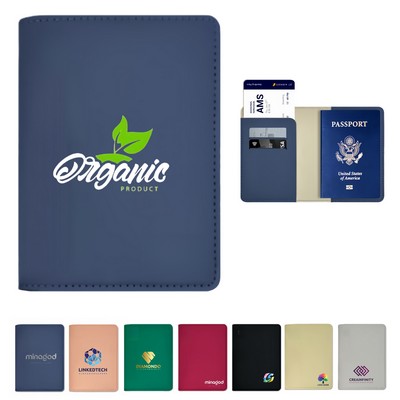 PU Leather Travel Passport Holder Cover