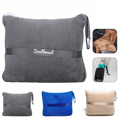 Soft Quilted Travel Blanket