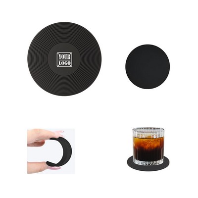 Silicone Round Drink Coaster