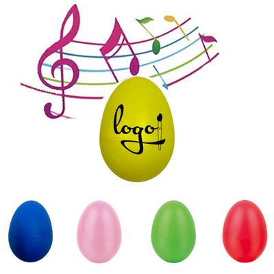 Colorful Plastic Musical Egg Shakers