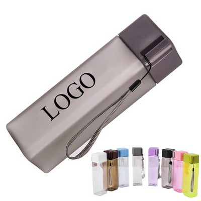 17oz Portable Square Waterbottle With Strap