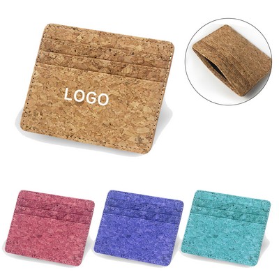 Slim Cork Wallet Card Holder