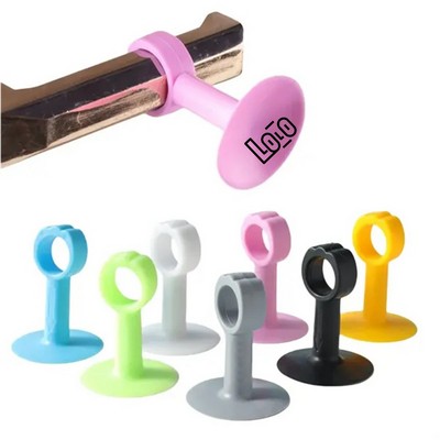 Silicone Door Stopper with Suction Cup Handle