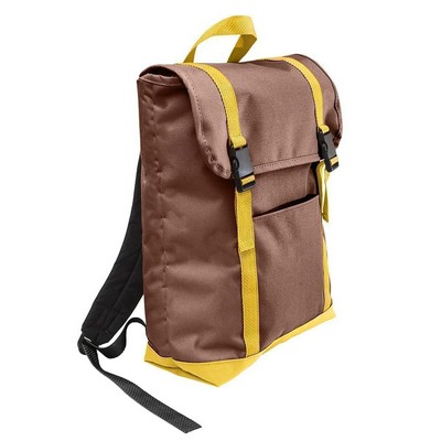 L Canvas Flap Backpack USA Made / Union-12 Oz Canvas-15X16.5X5.25