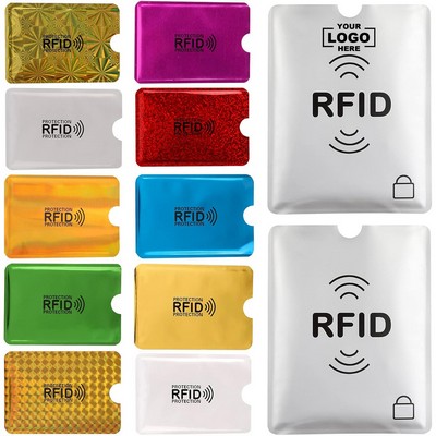 RFID Blocking Card Sleeves, Aluminum Foil Credit Card & ID Protector, NFC Shield