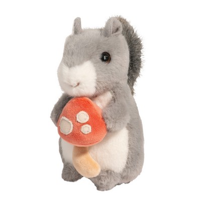 Squirrel Stuffed Animal w/Mushroom