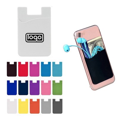 Silicone Sticky Phone Card Holder
