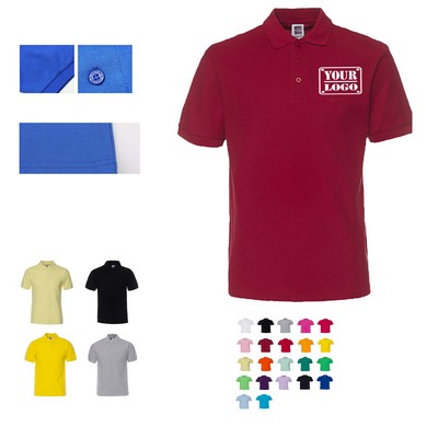 Solid Color Cotton POLO Shirt