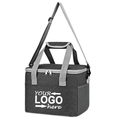 Oxford Cloth Insulated Shoulder Tote