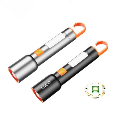 High-Brightness Rechargeable LED Flashlight