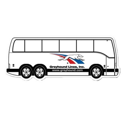Charter Bus Stock Shape Vinyl Magnet - 30mil