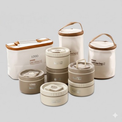 Multi-Layer 304 Stainless Steel Bento Box Leak-Proof Vacuum Sealed Lunch Box Insulated Food Cont
