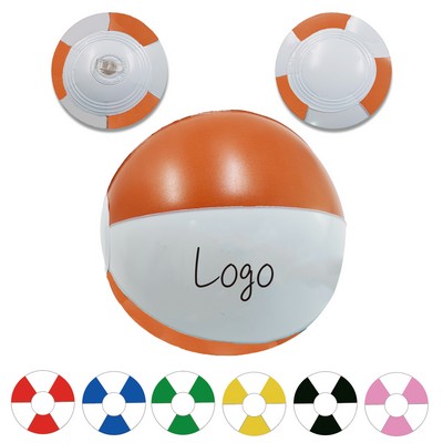16" Two-Tone 6-Panel Inflatable Beach Ball