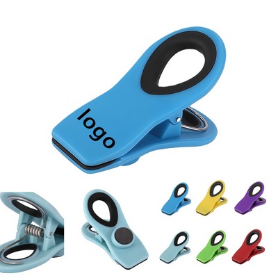 Magnetic Spring Food Bag Clips (Non-Slip Seal, Fridge-Ready, Colorful Set)
