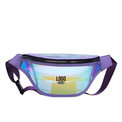 Holographic Fanny Pack Laser Chest Pouch