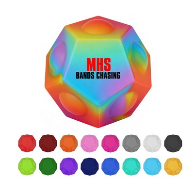 Silicone Push Pop Geo Ball